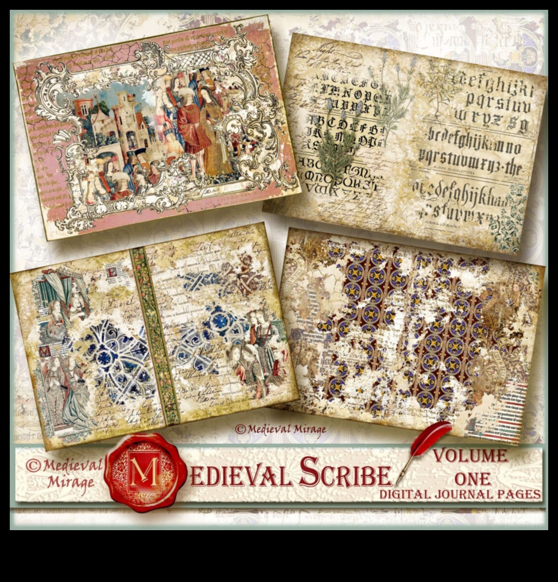 Viduslaiku rokrakstu kombinācijas: teksta un attēla harmonizēšana