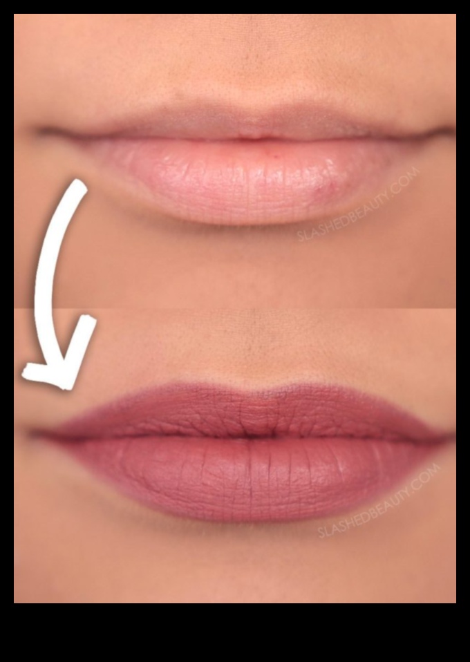Lūpu krāsa lūpām ar kapuci: paņēmieni jūsu unikālās lūpu formas akcentēšanai