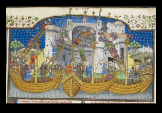 Bruņniecības hronikas: varoņteiku attēlošana viduslaiku mākslā