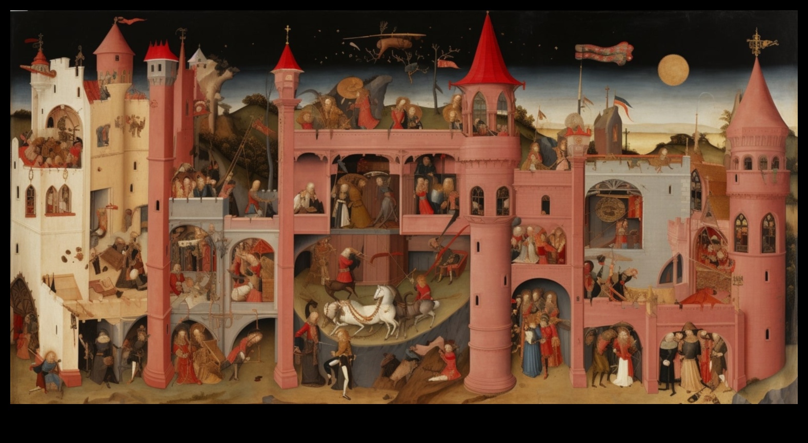 Bruņniecības hronikas: varoņteiku attēlošana viduslaiku mākslā