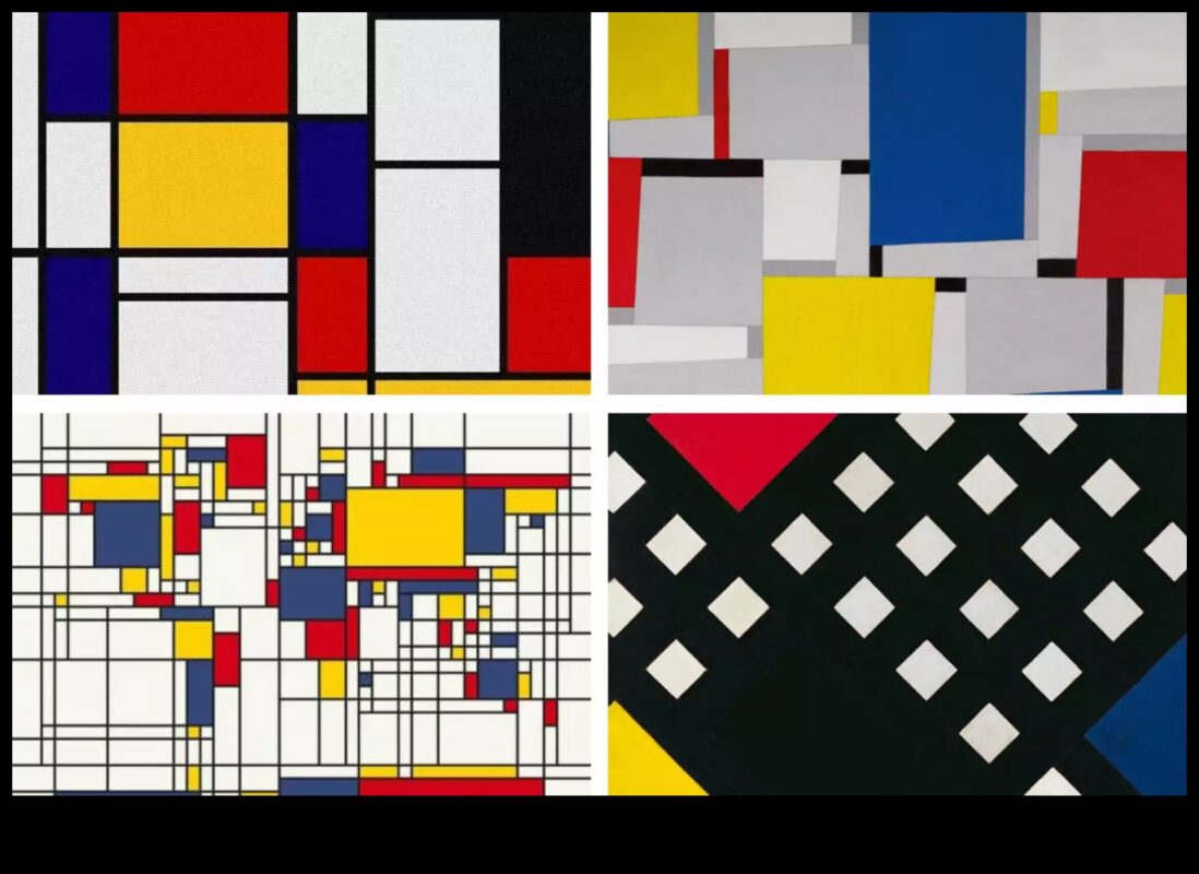 De Stijl Harmony: Modernās mākslas ģeometriskā izpēte