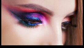 Drosmīgs un bezbailīgs: dramatisku acu valdzinājums krāšņā grimā