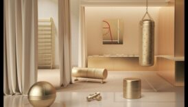 Sporta zāles estētika: stilīgs vingrošanas aprīkojums elegantai mājas trenažieru zālei