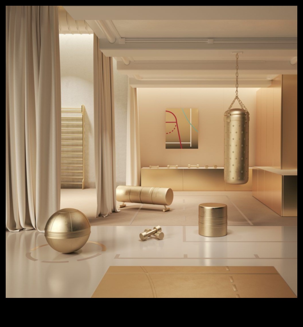 Sporta zāles estētika: stilīgs vingrošanas aprīkojums elegantai mājas trenažieru zālei